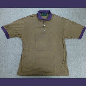 Vintage Hickey Freeman Bobby Jones Collection Made In Italy Polo Golf Shirt